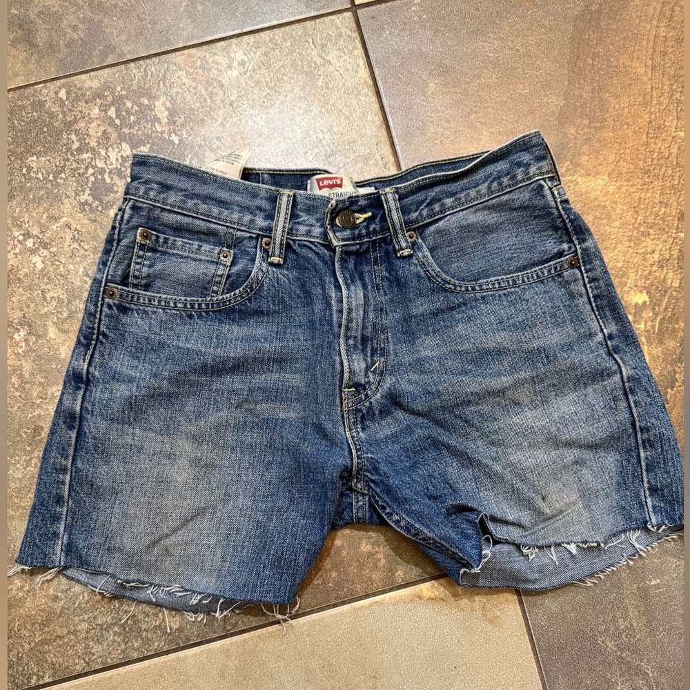 Unisex Levi's Blue Jean Shorts Classic Straight Fit